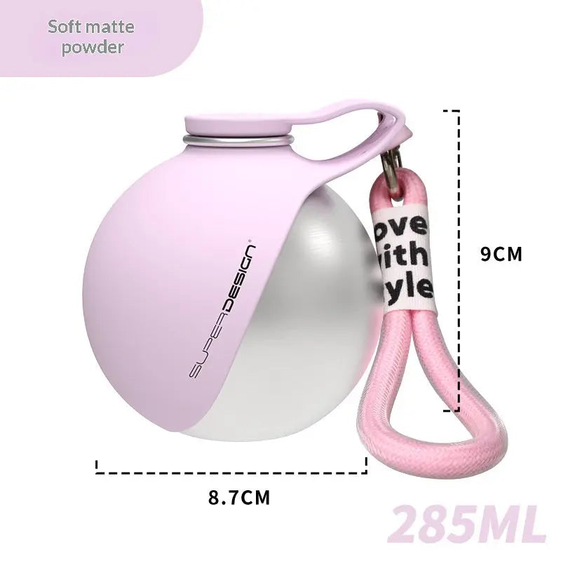 Creative Portable Outdoor Pet Stainless Steel Water Cup Small Dog Water Bottle Convenient Dog Drink Dispenser Puppy Travel Portable Water Bowl Pet Products Babecute